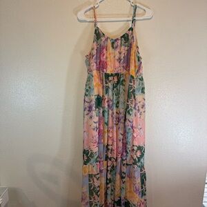 Lane Bryant Floral patchwork Maxi Dress - Multicolor 16
